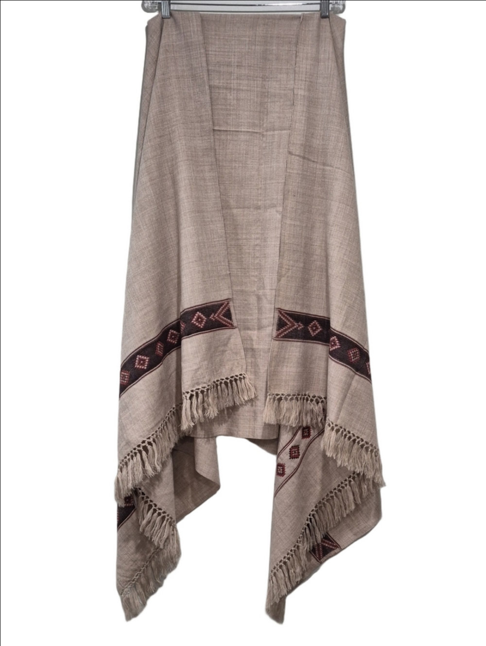 Ajay Kullu Shawl Handwoven Wool Wrap Blanket Scarf NWT.